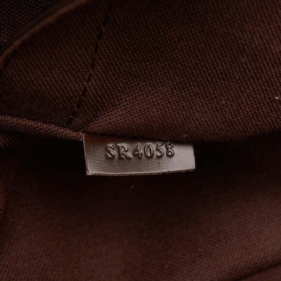 LOUIS VUITTON Authentic Brown Damier Leather Shoulder Bag